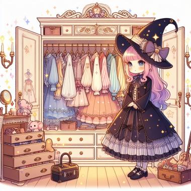 創作碎片＿魔法衣櫥＿20240213