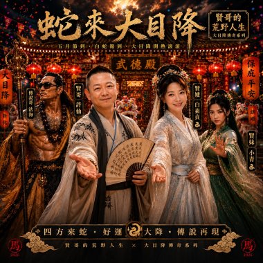 蛇來大目降