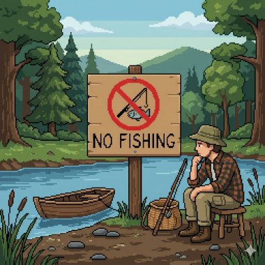 No Fisning (這裡禁止釣魚0.0)