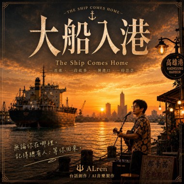《大船入港》高雄港都台語情歌｜南部那卡西輕快版｜The Ship Comes Home