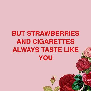 strawberries & cigarettes (cover)