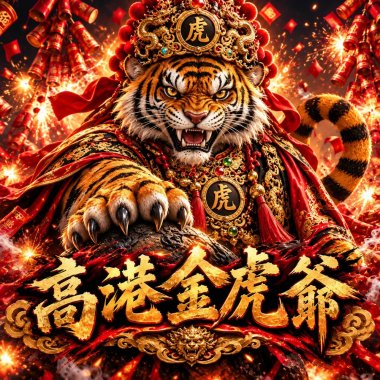高港金虎爺-虎爺愛呷炮