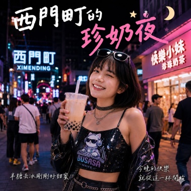 西門町的珍奶夜