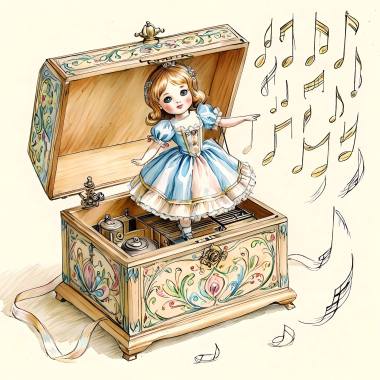 Une poupée qui tourne dans une boîte à musique (一個旋於音樂盒中的洋娃娃)