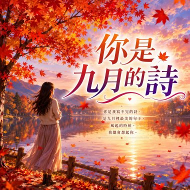 你是九月的詩 |  吹進風裡，被秋天翻譯  |