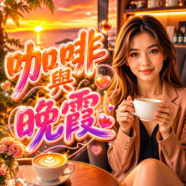 咖啡與晚霞 ｜ 咖啡香裡落著晚霞