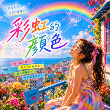 彩虹的顏色 ｜ 紅橙黃綠藍靛紫
