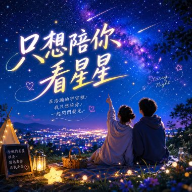 只想陪你看星星  ｜  一閃一閃多動心
