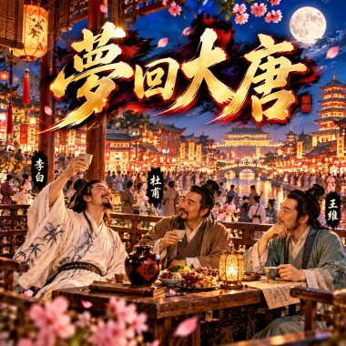 《夢回大唐》| 與李白，杜甫，王維，齊聚一堂
