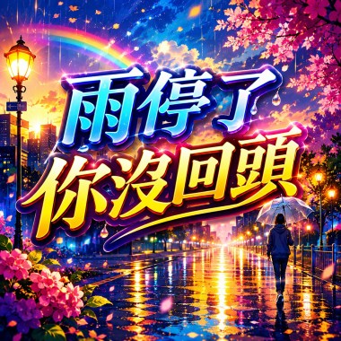 雨停了你沒回頭  ｜ 可惜承諾 像夜裡煙火