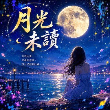 月光未讀  |  停在我最後一句 在乎  |
