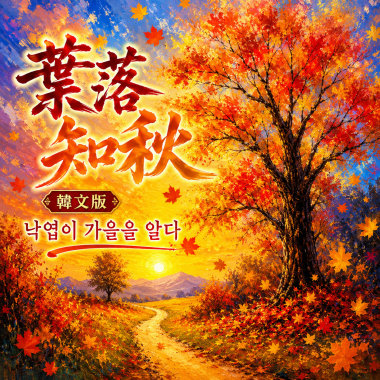 낙엽이 가을을 알다 ｜ 落葉知秋 韓文版