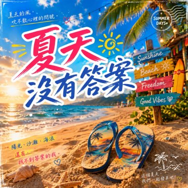 夏天沒有答案 |  卻把回憶曬得閃閃發亮  |