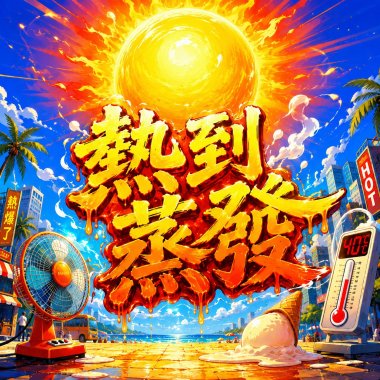 熱到蒸發 ｜  差點被烤成爆米花