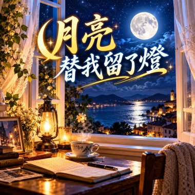 月亮替我留了燈  |  直到夜色變深