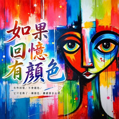 如果回憶有顏色  |  紅色是你笑著的時候  |