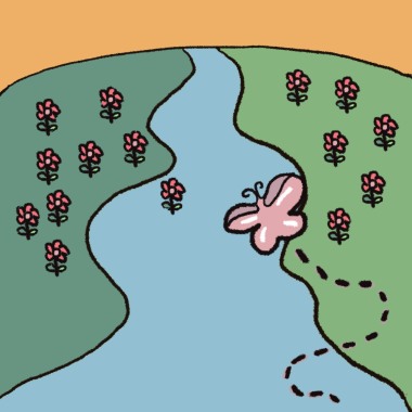 蝶戀花the Butterfly loves the Flower