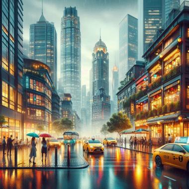 雨中假期