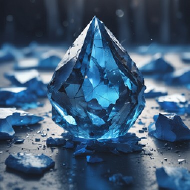 藍色水晶