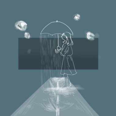 你的世界是否也下著雨
