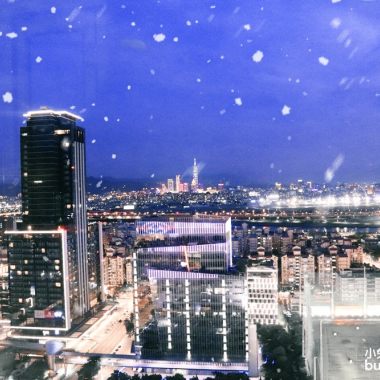 台北下起了雪