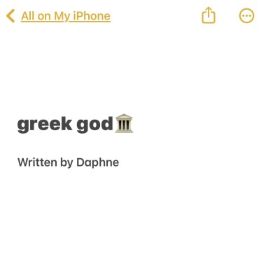 greek god (demo)