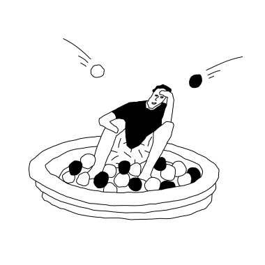 湿透的地面处处闪着光