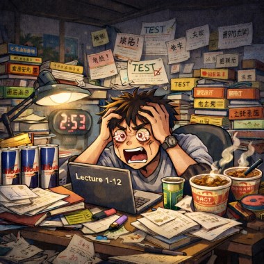 欸幹！！聽說明天月考？？？