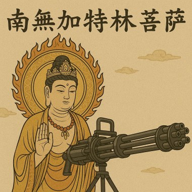 卍南無加特林菩薩卍