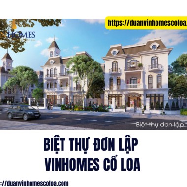 Biệt thự đơn lập Vinhomes Cổ Loa hiện thực hóa ước muốn về không gian sống sang trọng