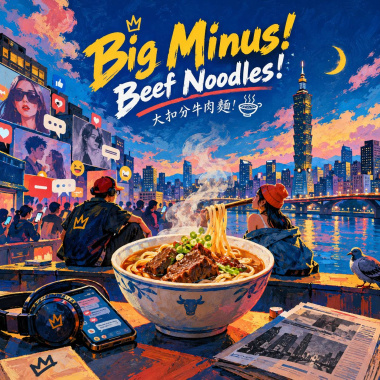 Big Minus! Beef Noodles!大扣分牛肉麵！🍜🌛 (version2)