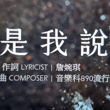 是我說