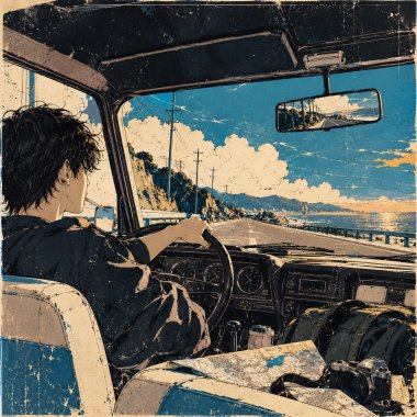 沿著公路