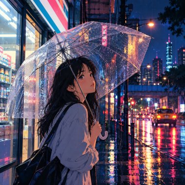 透明的傘