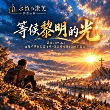 🎼【等候黎明的光】（詩篇38:9-22）- 在幾乎跌倒的長夜裡，仍等候祂親手送來的晨光