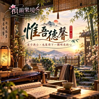 🎶【惟吾德馨（陋室銘)】-屋子再小，也裝得下一顆明亮的心