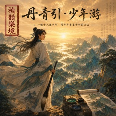 🎼【丹青引．少年游】~ 一個十八歲少年，用半年畫出千年的江山