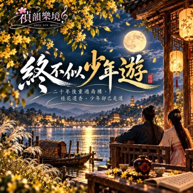 🎶【終不似少年遊】-二十年後重過南樓，桂花還香，少年卻已走遠