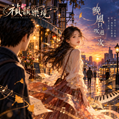 🎶【晚風只吹過一次】-一陣只來一次的風，把一個陌生的眼神，吹成了永遠