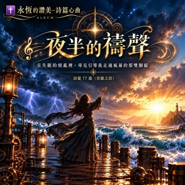 🎼【夜半的禱聲】(詩篇77篇)-在失眠的煩亂裡，尋見引導我走過風暴的那雙腳蹤