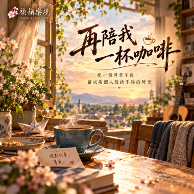 🎶【再陪我喝一杯咖啡】-把一個尋常午後，留成兩個人最捨不得的時光