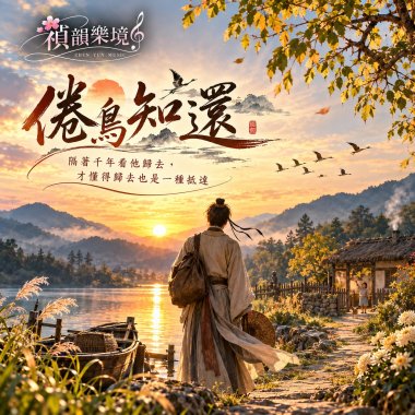 🎶【倦鳥知還】-隔著千年看他歸去，才懂得歸去也是一種抵達