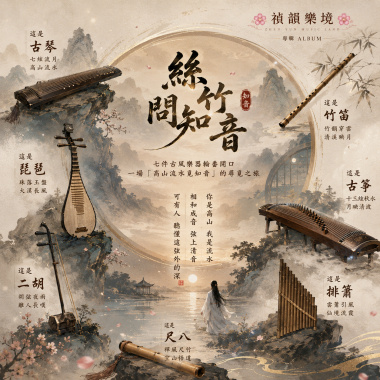 🎼【絲竹問知音】~ 七件古風樂器輪番開口，一場「高山流水覓知音」的尋覓之旅