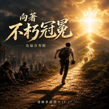 🎼【向著不朽冠冕】(哥林多前書9：19-27)~當你開始問「我跑這條路，到底為了什麼？」