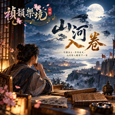 🎶【山河入卷】-竹簡合上，月仍在天，山河等人續寫下一頁