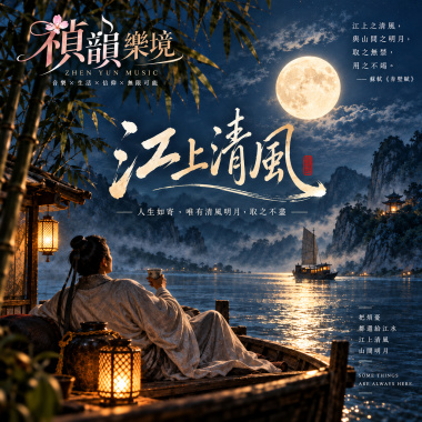 🎶【江上清風】-人生如寄，唯有清風明月，取之不盡