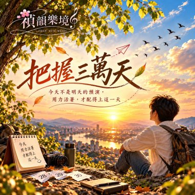 🎶【把握這三萬天】- 用力活著，才配得上這一天