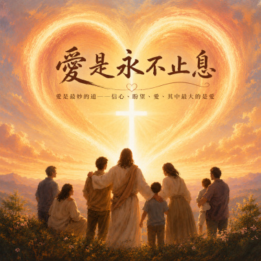 🎼【愛是永不止息】(哥林多前書 13:1–13)~愛不止息，因為祂先愛了我們，所以我們也能去愛