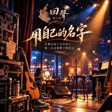 🎻回聲06【用自己的名字】-在側台站了五年的人，第一次走到燈下唱自己