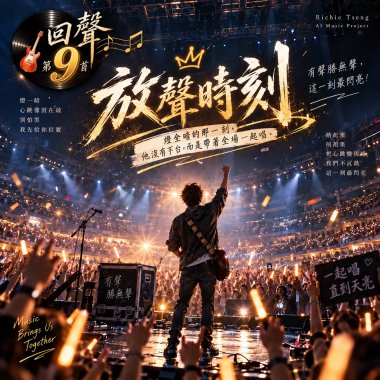 🎻回聲09-🎶【放聲時刻】-燈全暗的那一刻，他沒有下台，而是帶著全場一起唱